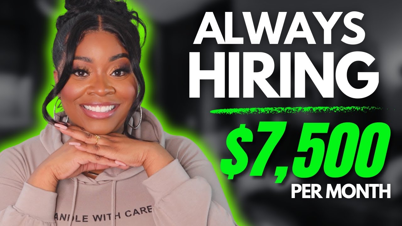 Remote Jobs ALWAYS HIRING | Work From Anywhere 2025