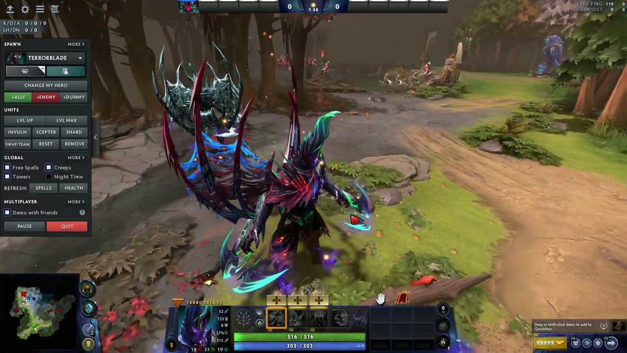 Legacy 64, 36, 126 (Meteorite) Terrorblade Arcana DOTA 2