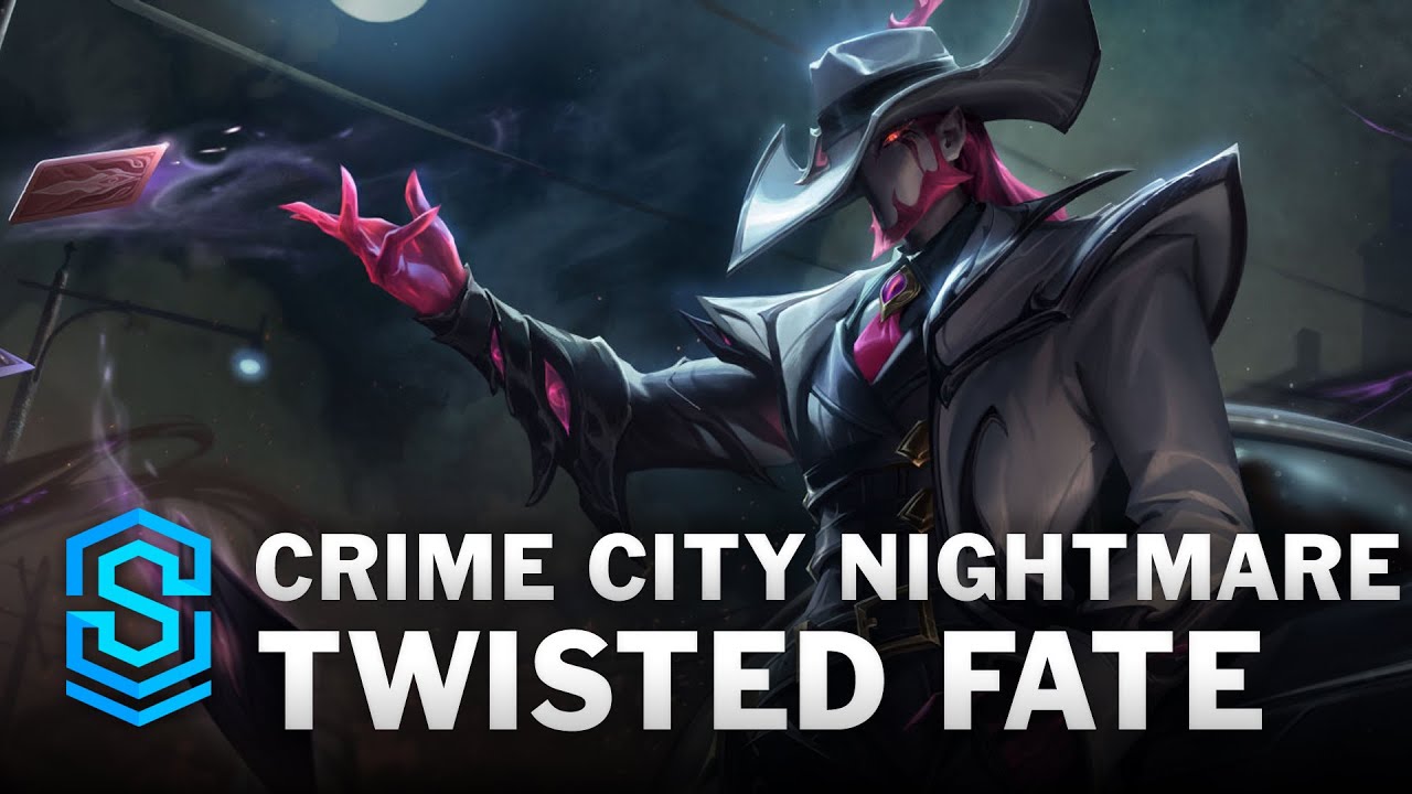 Crime City Nightmare Twisted Fate Skin Spotlight - League of Legends