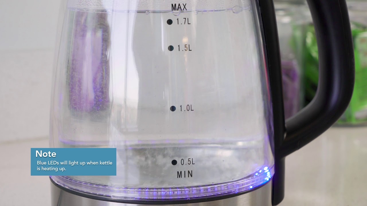 BREVO Double Wall Safe Touch Cordless Electric Glass Kettle