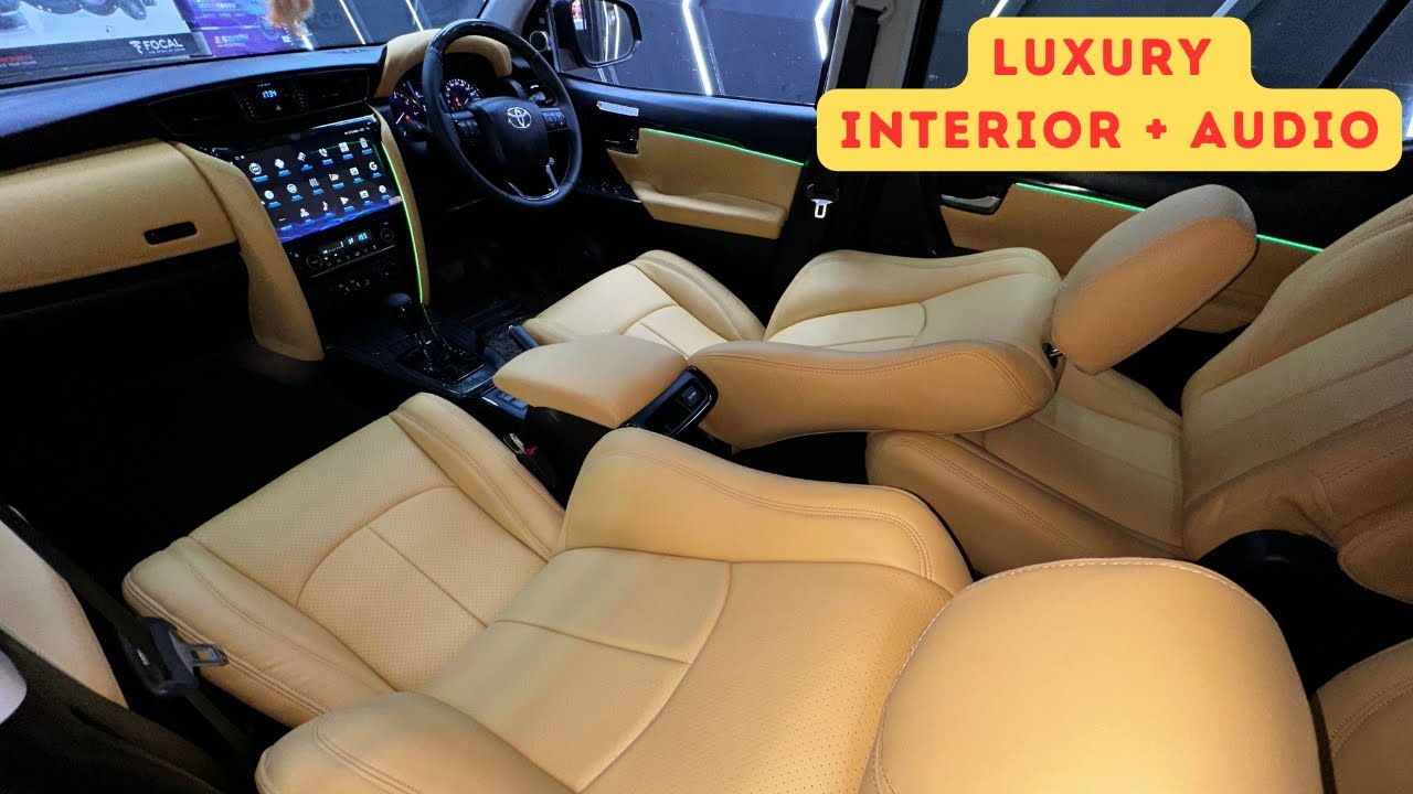 Fortuner 2025: From Assam to Delhi - Luxury Interior, Audio Upgrade ✅ | New Toyota Fortuner Modified