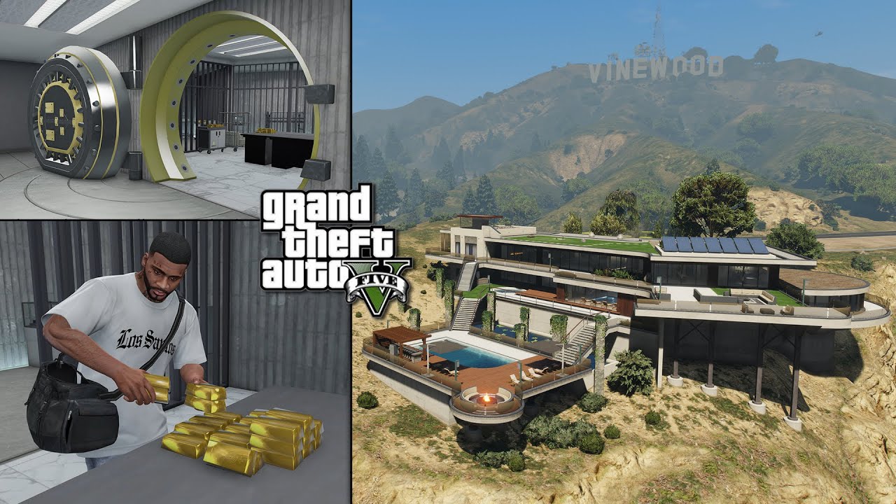 Как установить дополнение &laquo;Ограбление особняка&raquo; в GTA 5 (Legacy / Enhanced) Как ограбить резиденц...