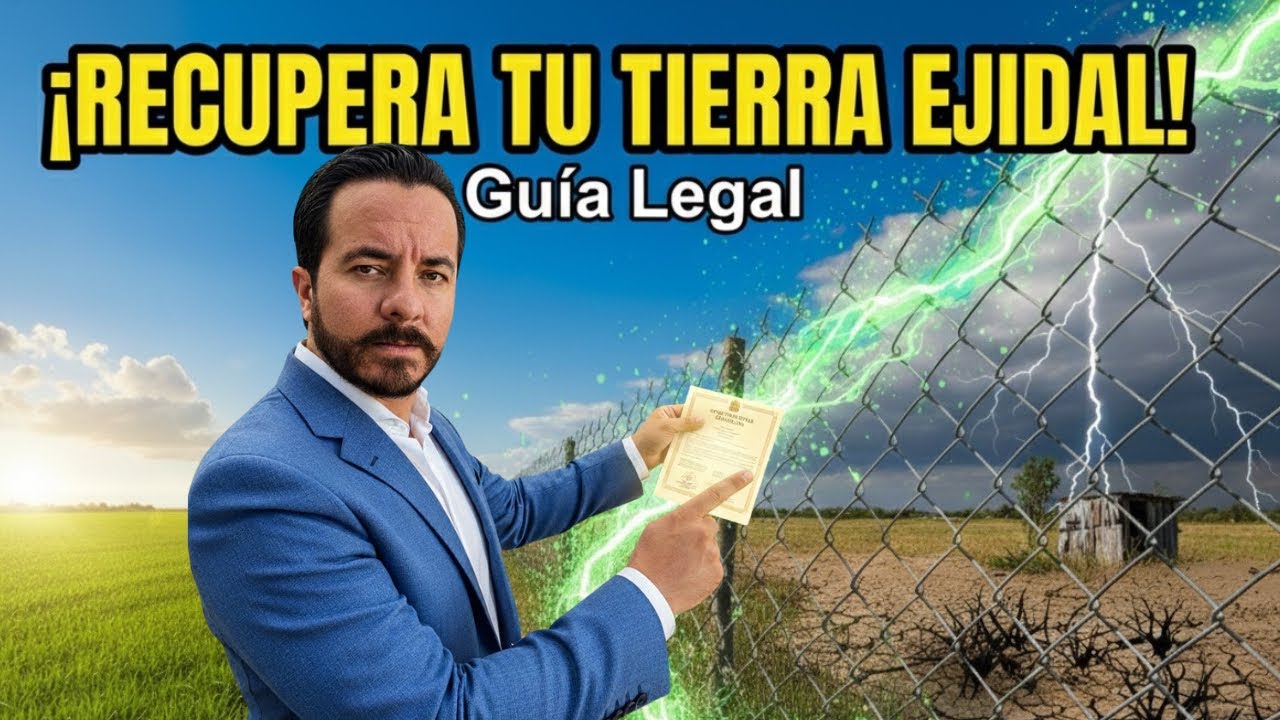 ¡RECUPERA TU TIERRA EJIDAL! Guía Legal para la Restitución de Parcelas y Solares Ejidales