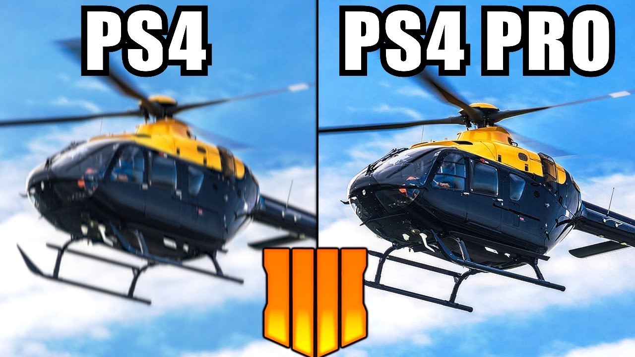 (BO4) Blackout Gameplay PS4 vs PS4 Pro Graphics Comparison - Black Ops 4 PS4 vs PlayStation 4 Pro