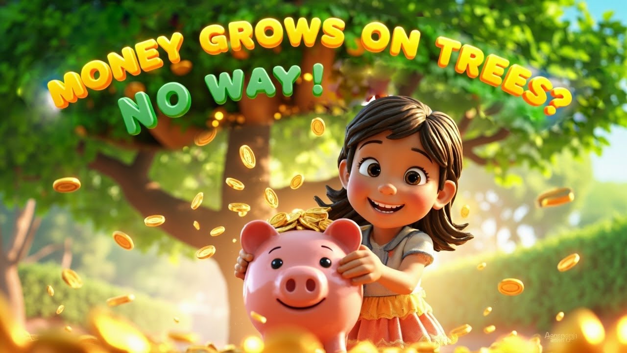 The Money Grows on Trees? No Way! | Fun Kids Song About Earning, Saving & Smart Money Habits