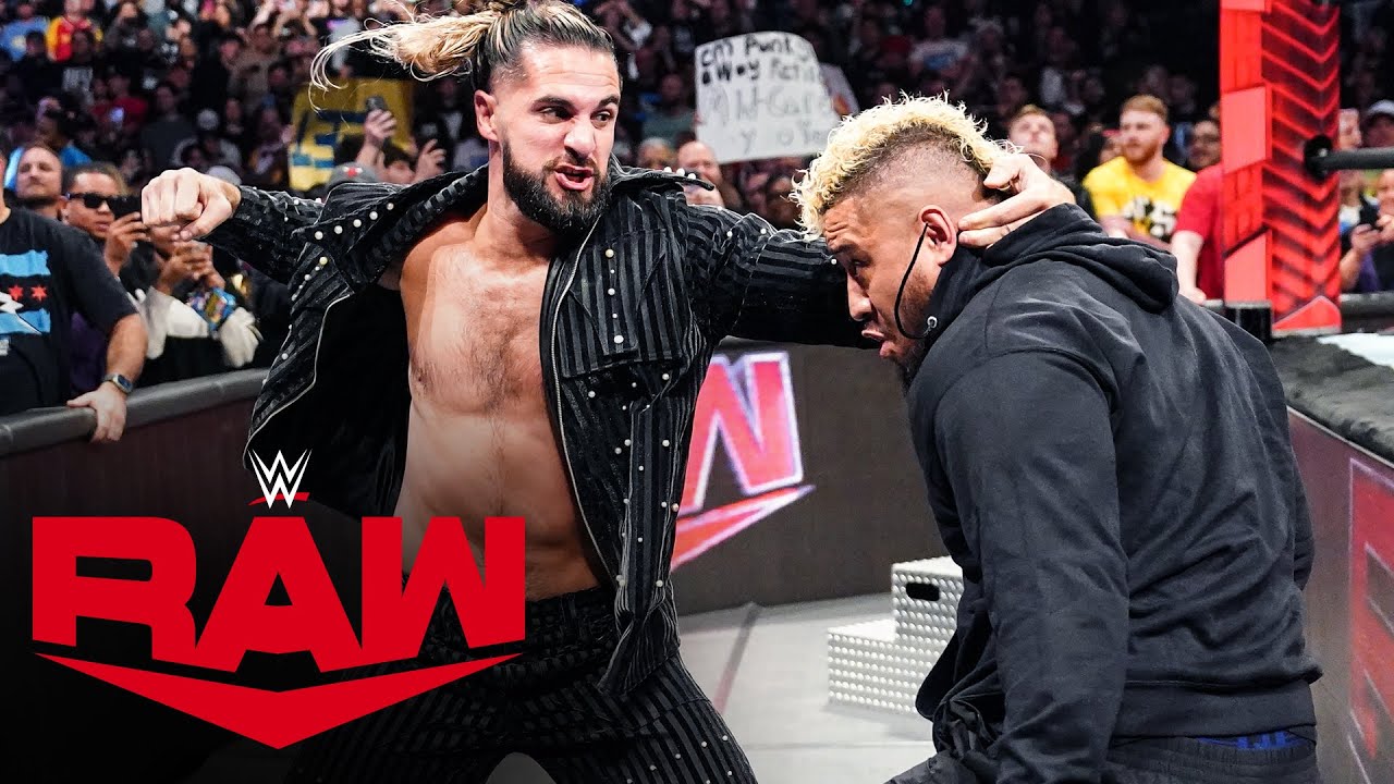 Jey Uso wins during Rollins, Rhodes, McIntyre and The Bloodline chaos: Raw, March 25, 2024