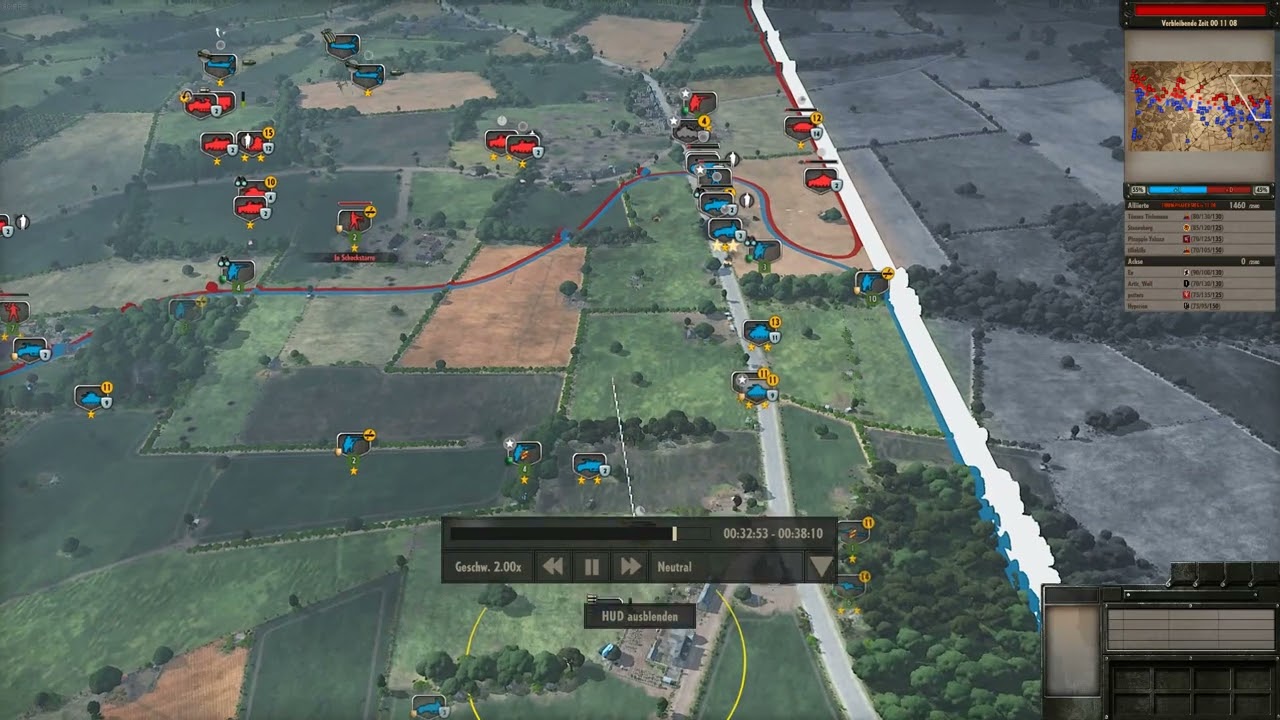 Steel Division Normandy Highlights: 3rd US Armored Division pushing in