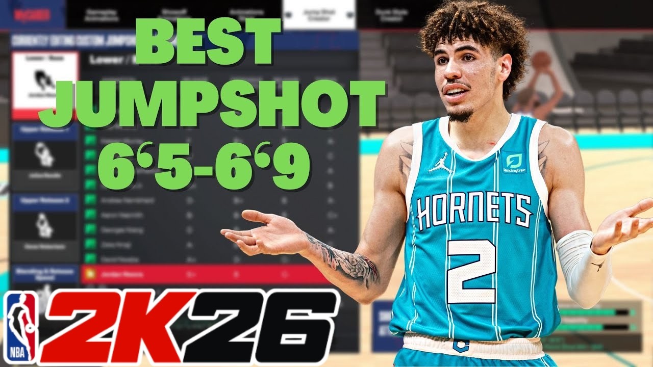 BEST JUMPSHOT 6'5 - 6'9 NBA2K26!!!