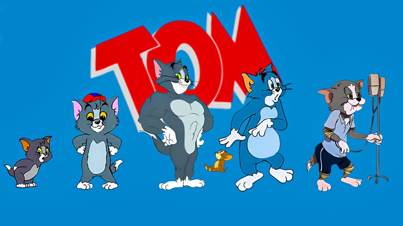 Tom evolution from Tom and Jerry