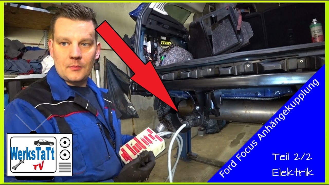 ►Ford Focus◄ Anhängerkupplung nachrüsten Teil 2/2 [Trailer Hitch] ◢WERKSTATT-TV◣