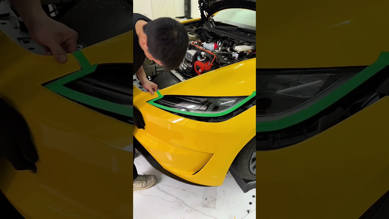 Tesla Model 3 highland modified performance front bumper mesh #tesla