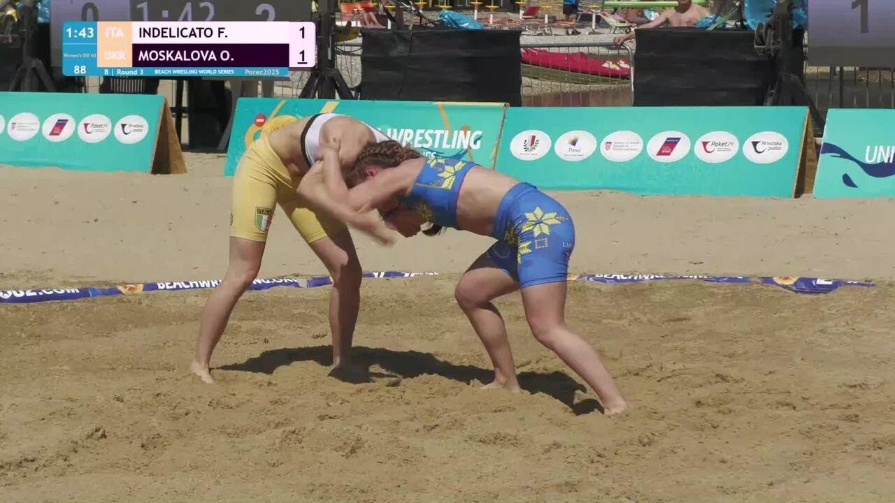 Francesca INDELICATO (ITA) vs. Oksana MOSKALOVA (UKR) • B | Round 3 • Women's BW 60Kg