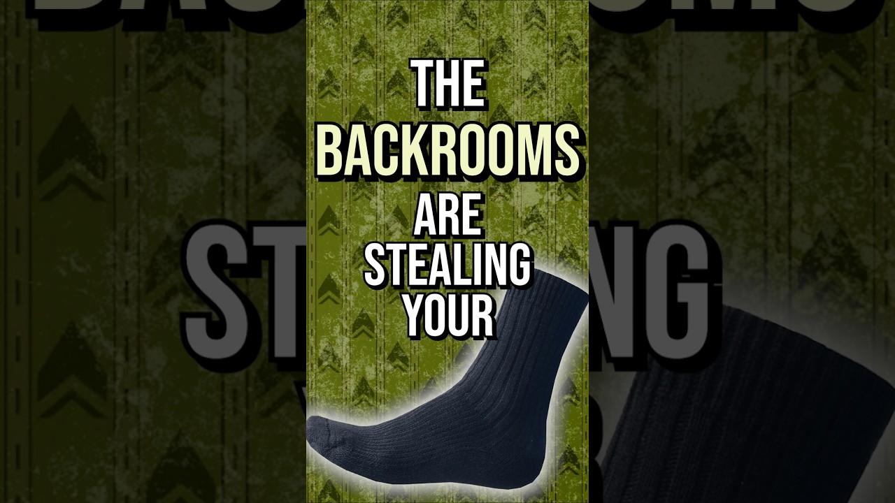 The Backrooms are Stealing Your Socks! 🧦 #shorts