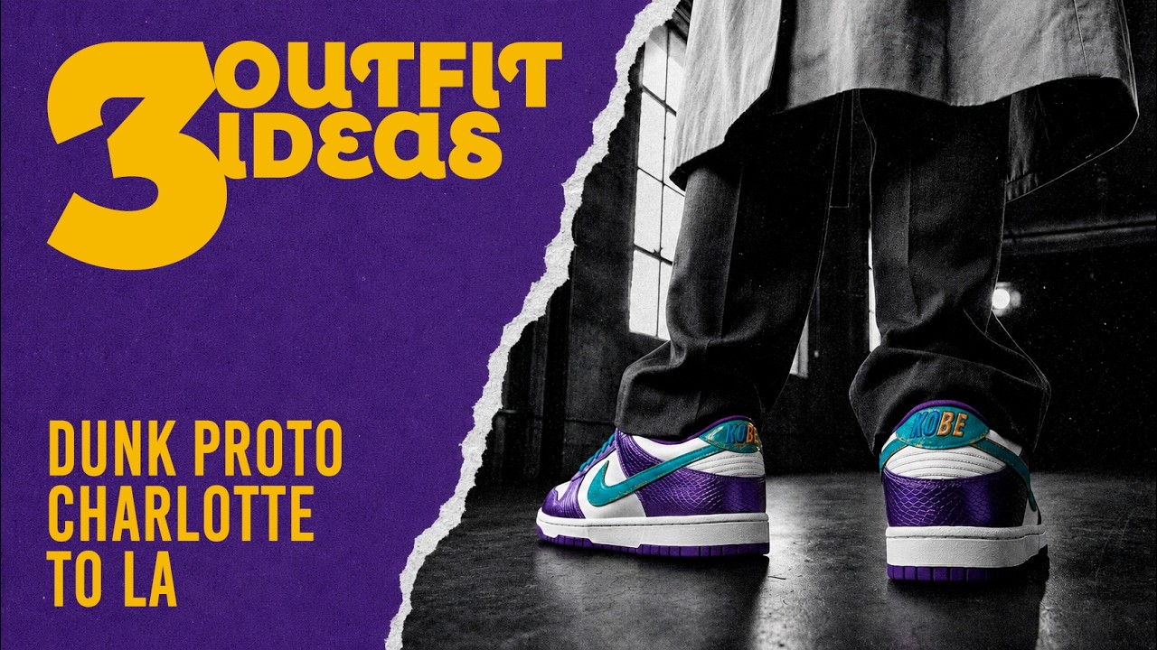 Nike Dunk Low Protro 'Draft Pack' Charlotte to LA On Feet | 3 Outfit Ideas You Need to See