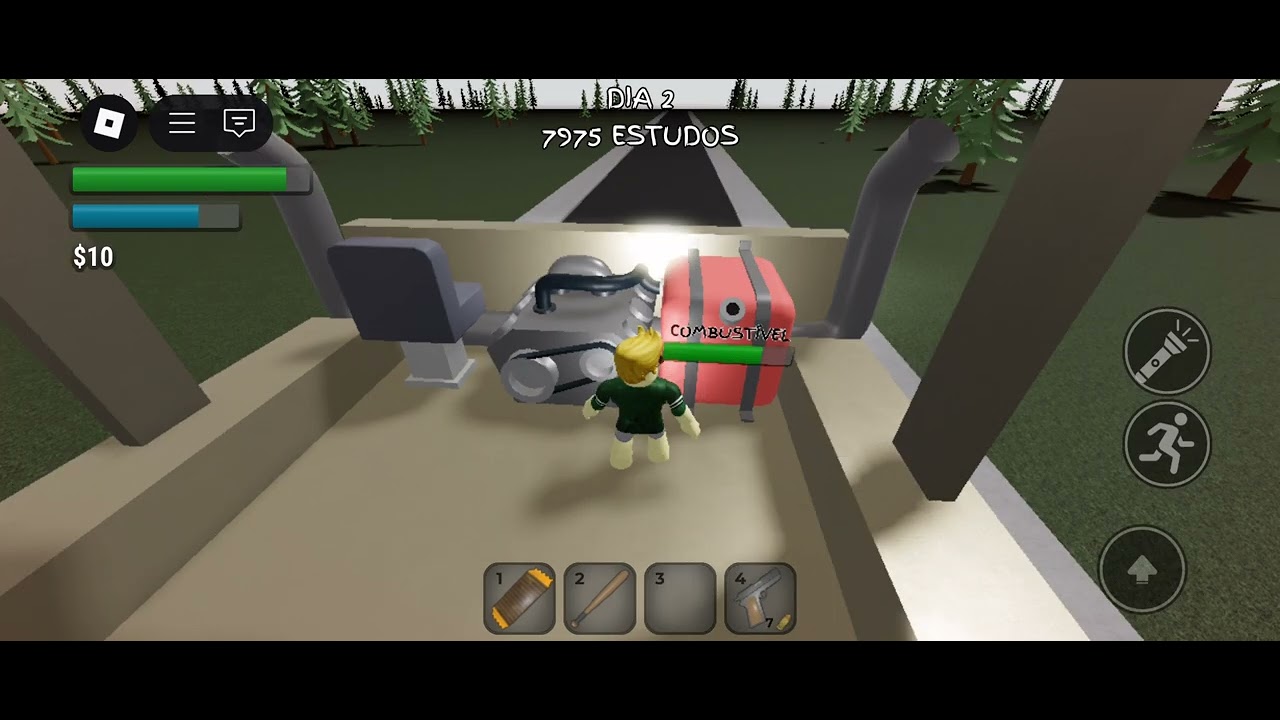 Eu e meu amigo Paulo jogamos jefs no Roblox