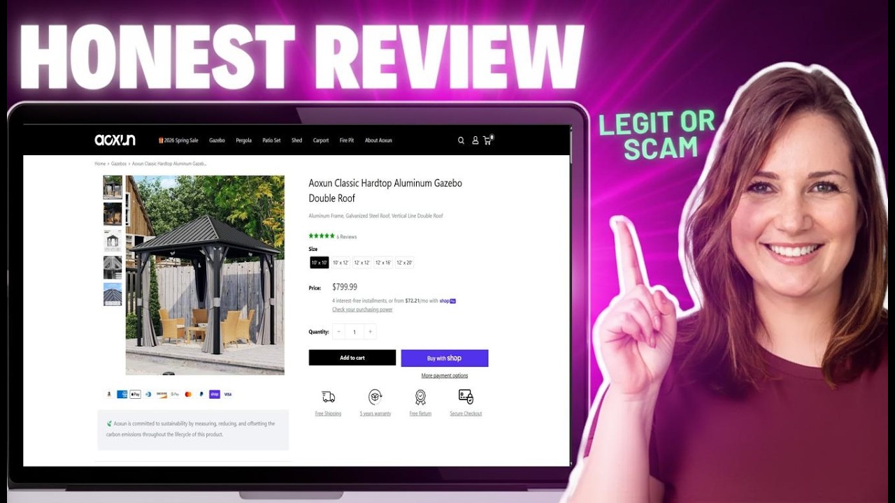 Aoxun 10x12 Hardtop Gazebo Review and Installation Guide - Beginner Friendly?
