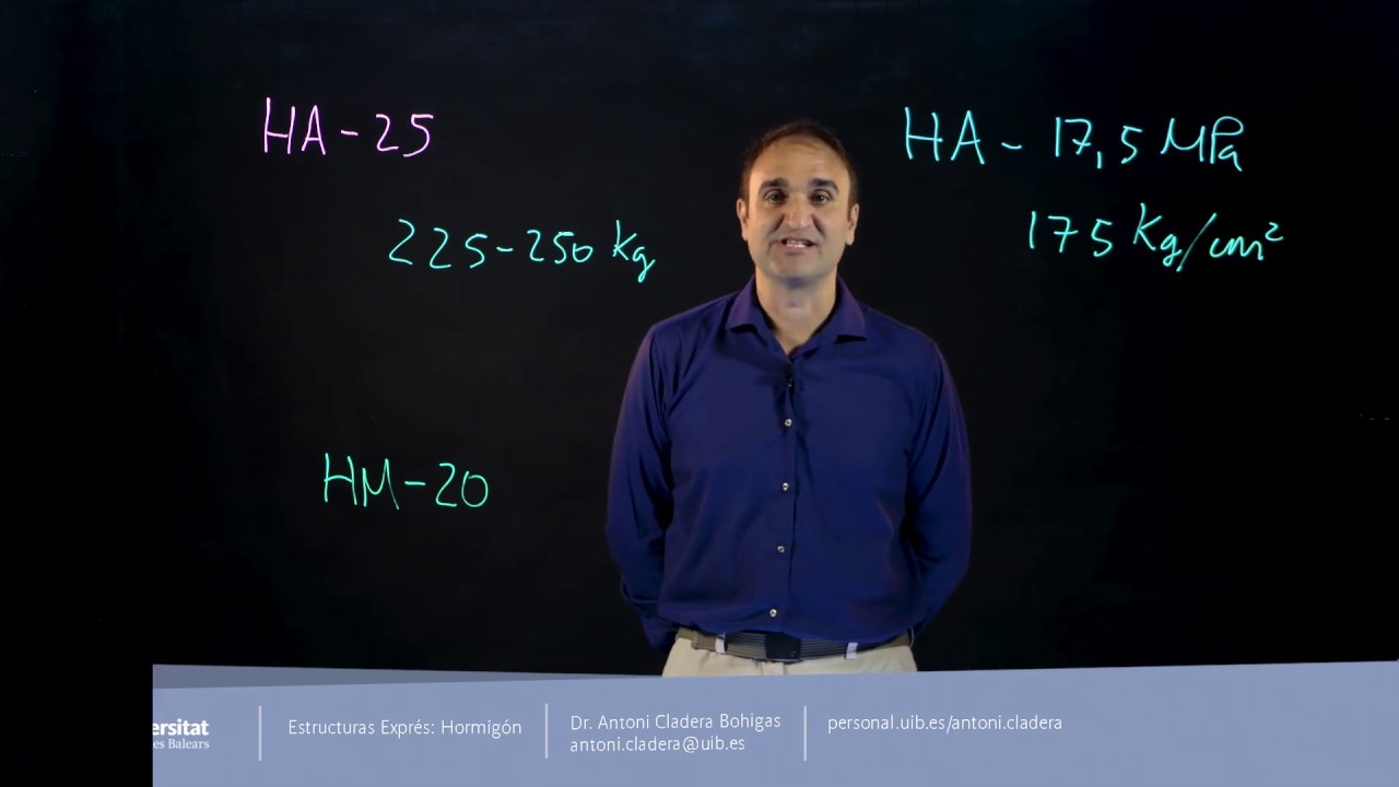 Estructuras Exprés: Hormigón - Resistencia característica mínima