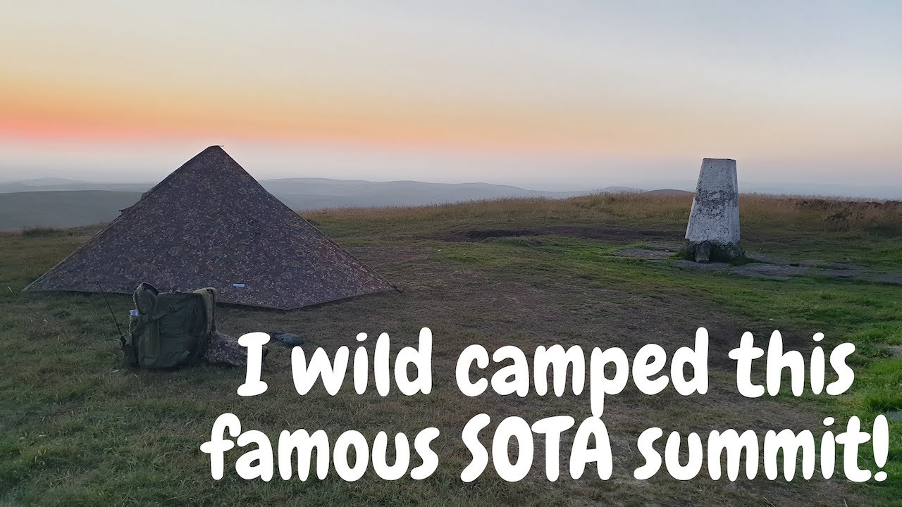 Wild Camping on a SOTA summit | Ham Radio