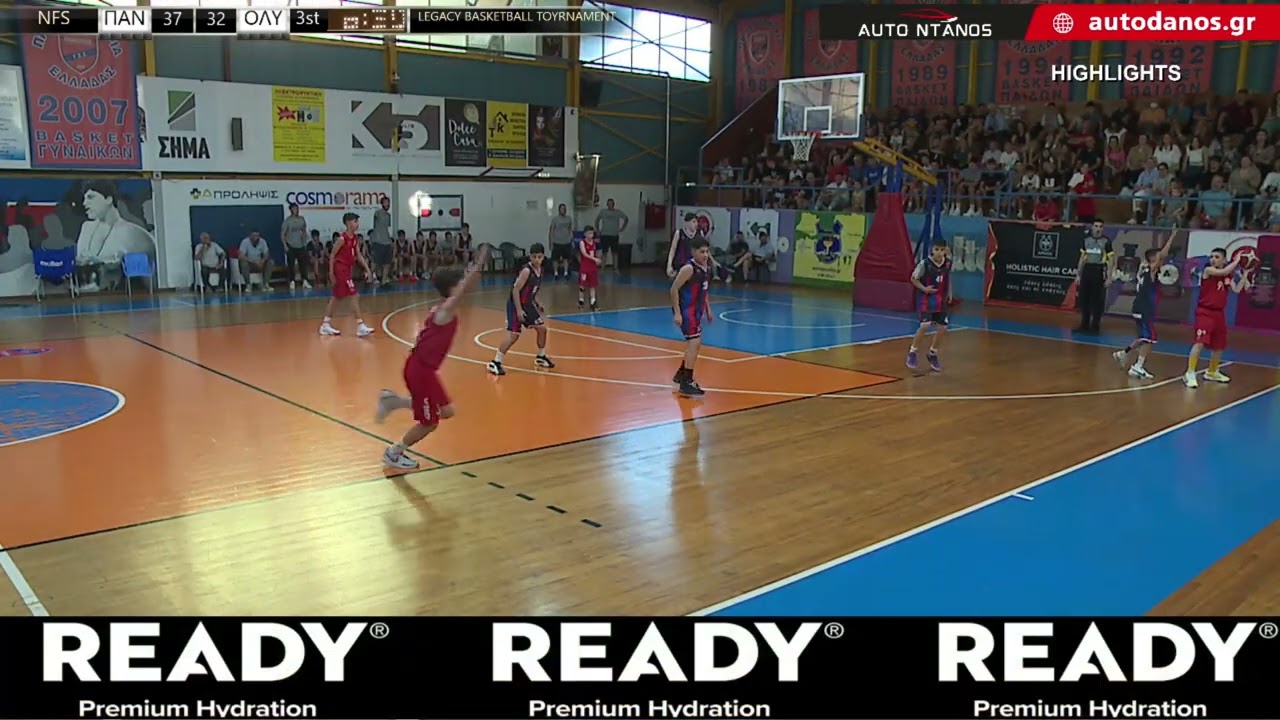 ΠΑΝΙΩΝΙΟΣ ΓΣΣ   ΟΛΥΜΠΙΑΚΟΣ BC (58-61) HIGHLIGHTS  | FINAL FOUR MINI U13 Α ' LEGACY BASKETBALL