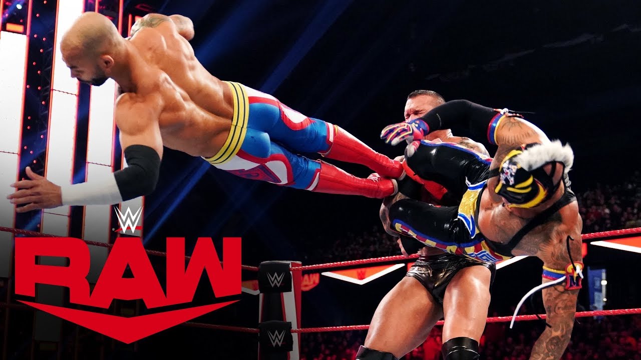 Rey Mysterio vs. Ricochet vs. Randy Orton vs. Drew McIntyre: Raw, Nov. 25, 2019
