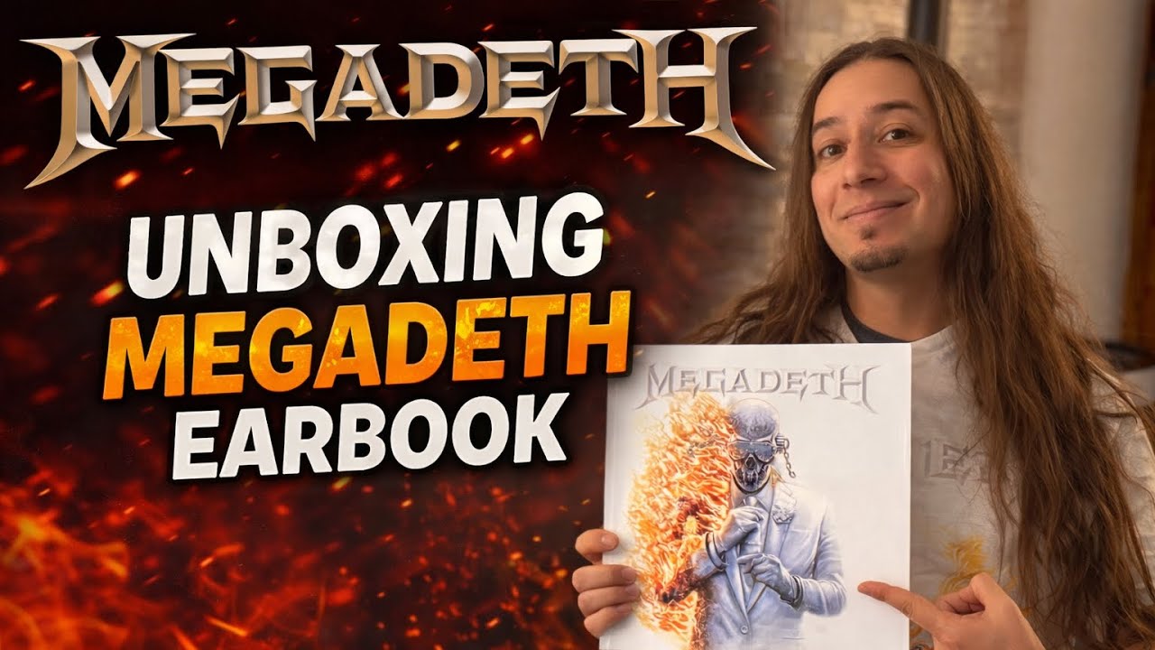 Unboxing - Megadeth earbook & t-shirt