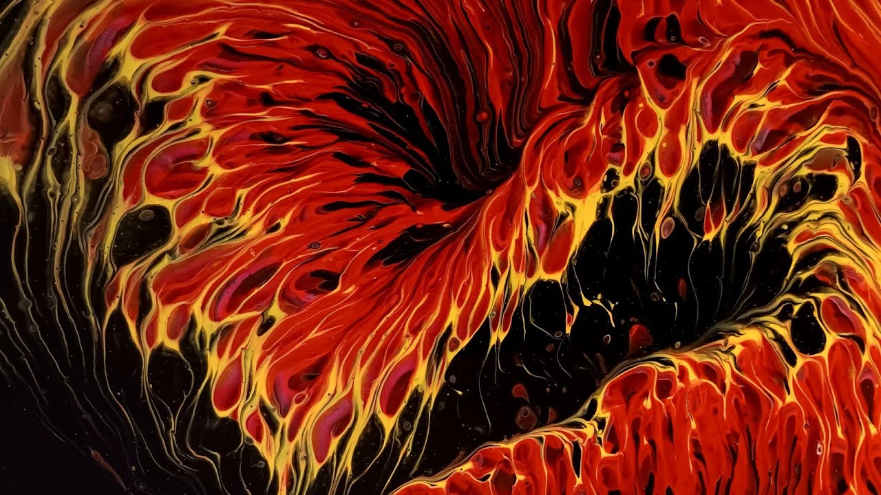 #151 Split cup wandering straight pour! Must see acrylic pour ~fluidart ~abstract art