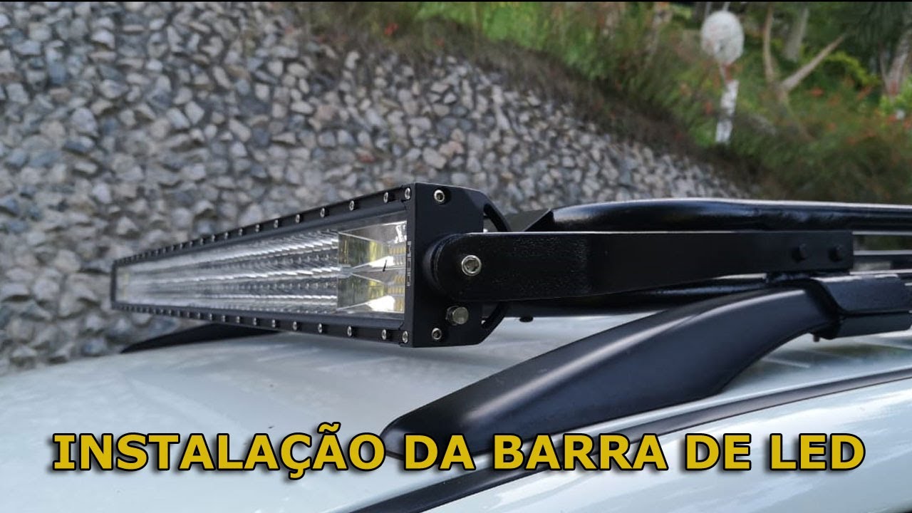 Dicas de instalação de uma barra de LEDs de 42 polegadas na Pajero Dakar- Atualizado