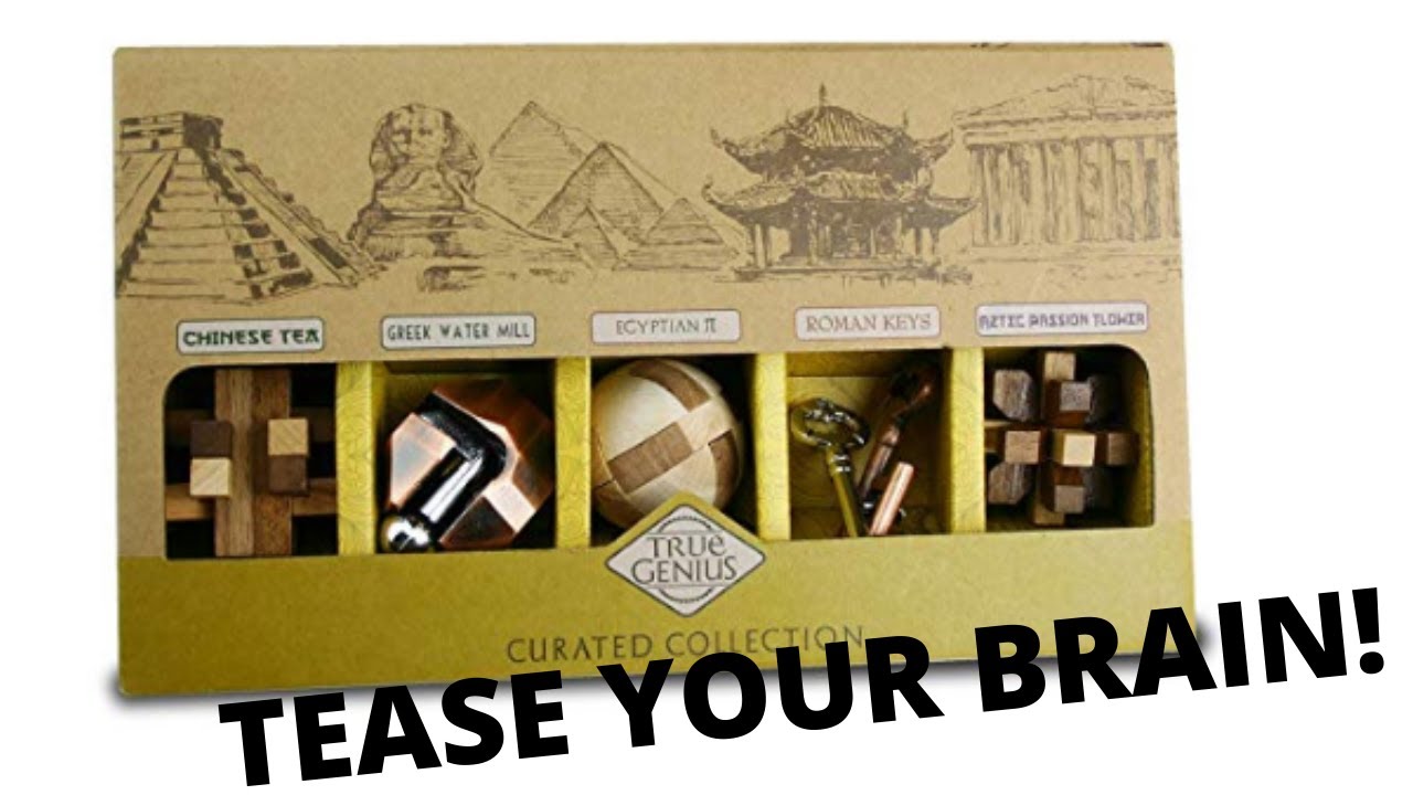 TRUE GENIUS Curated Collection Puzzles Set is a fun, high quality GIFT idea!
