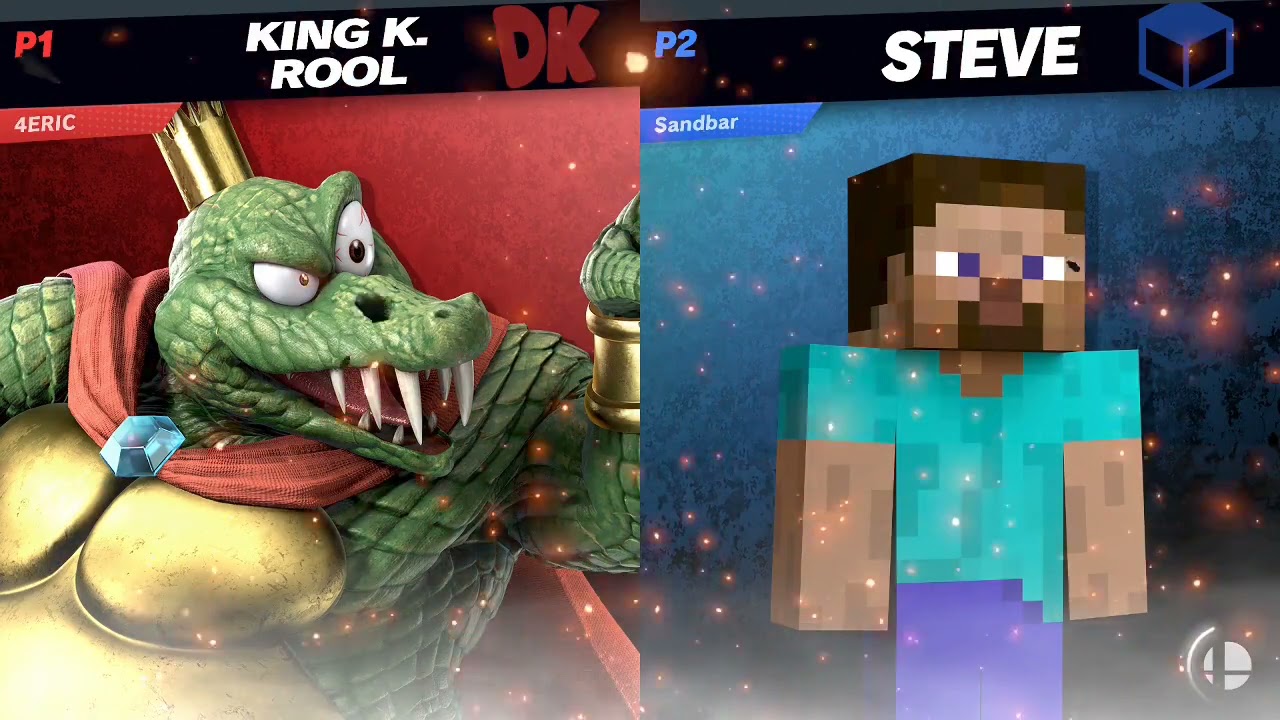EDM | KirbyKid (King K. Rool) vs Sandbar (Steve) - The Laffy Invitational (Loser's Finals)