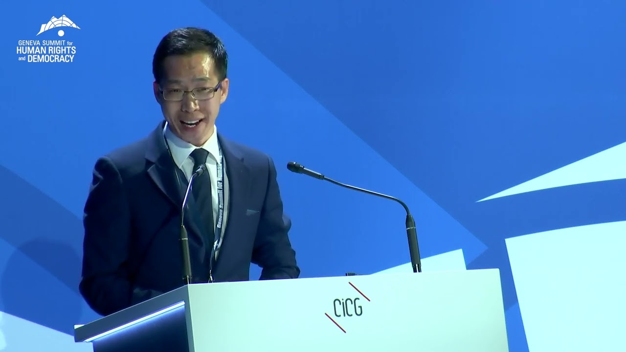 Timothy Cho on North Korea at the 2022 Geneva Summit for Human Rights and Democracy