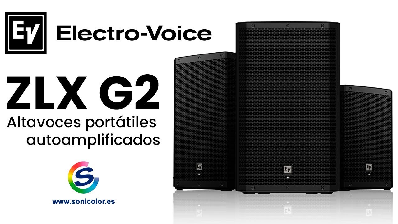 ZLX G2  La Nueva Generación de Altavoces activos de Electro-Voice