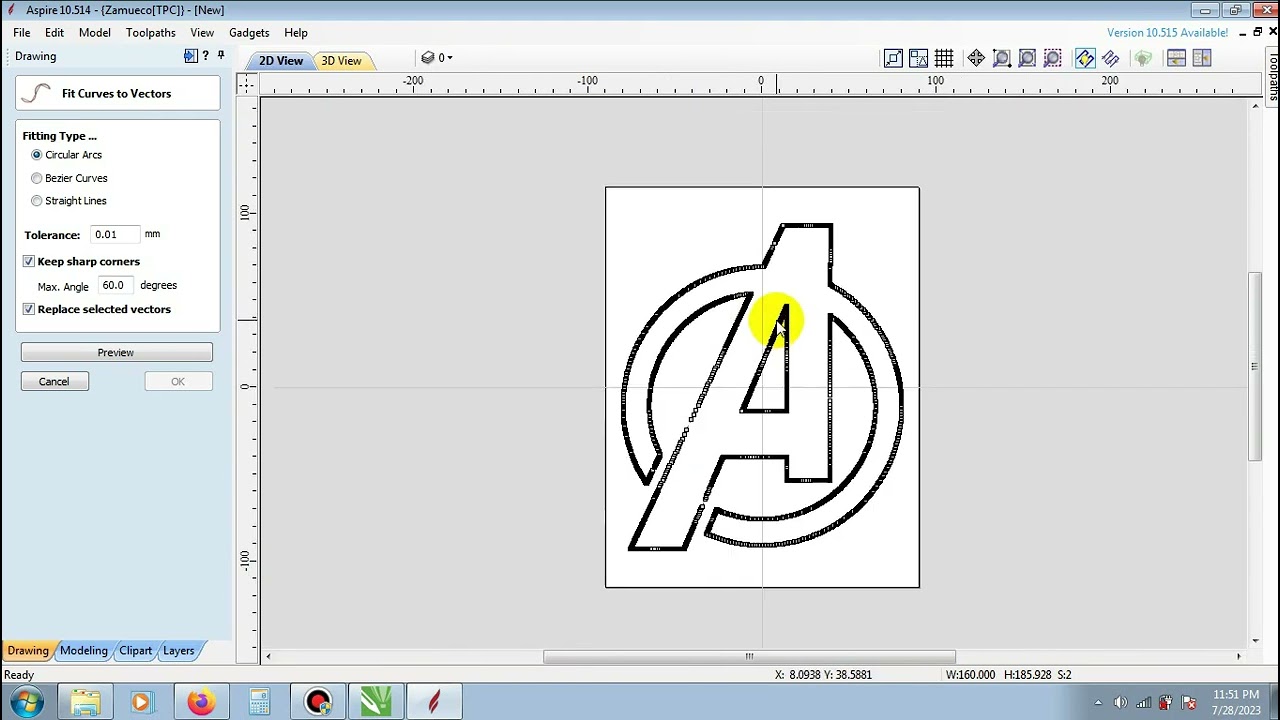 Tutorial CNC 2 - Memotong sesuai gambar
