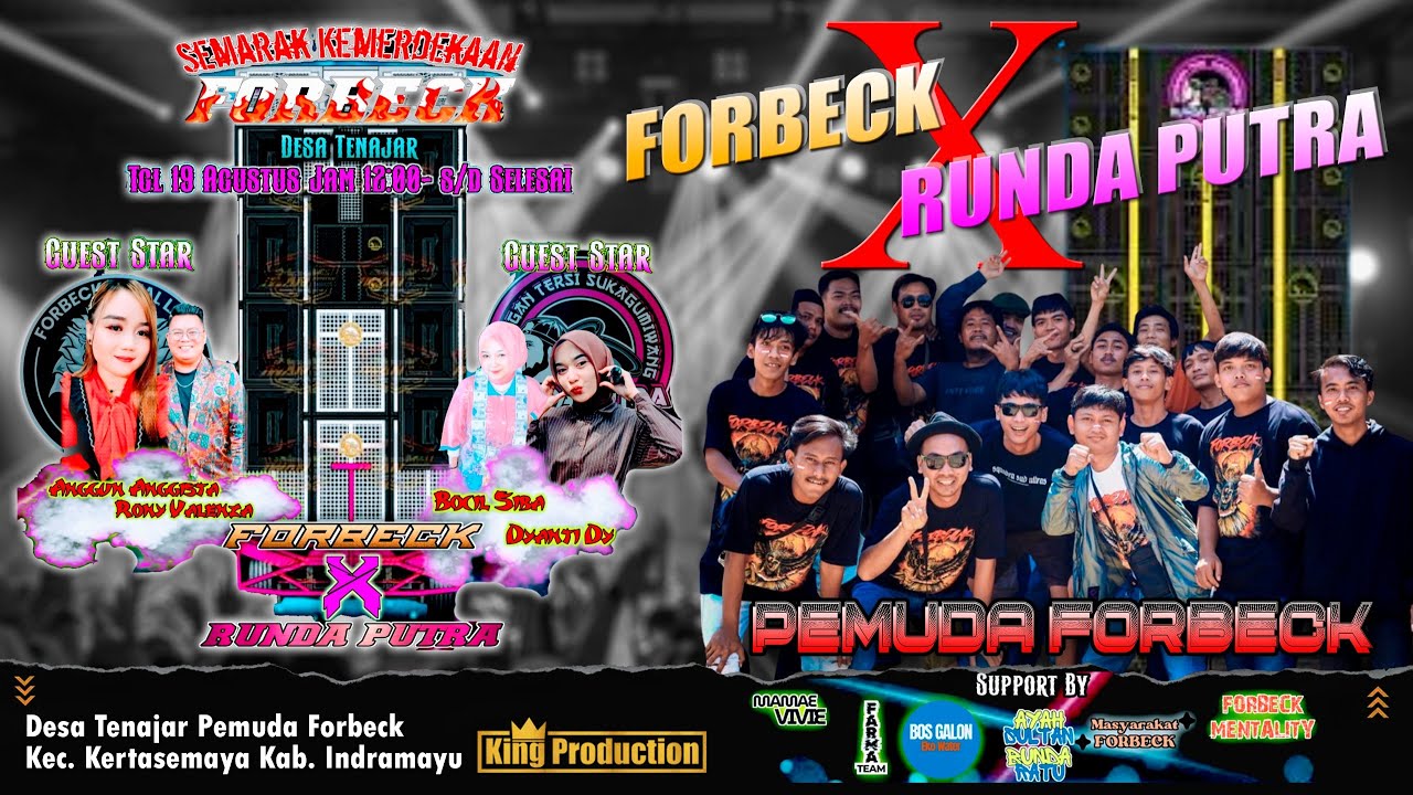 SEMARAK KEMERDEKAAN FORBECK X RUNDA PUTRA DESA TENAJAR KERTASEMAYA IM SELASA. 19 AGUSTUS 2025