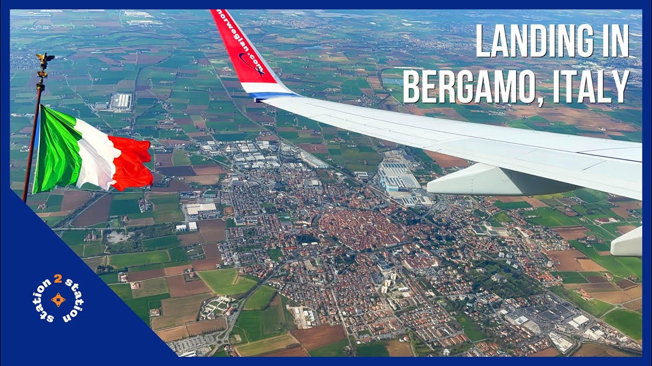 Landing 🛬 in #Milan #Bergamo (BGY) #Caravaggio International #Airport in #Italy 🇮🇹 April 2025