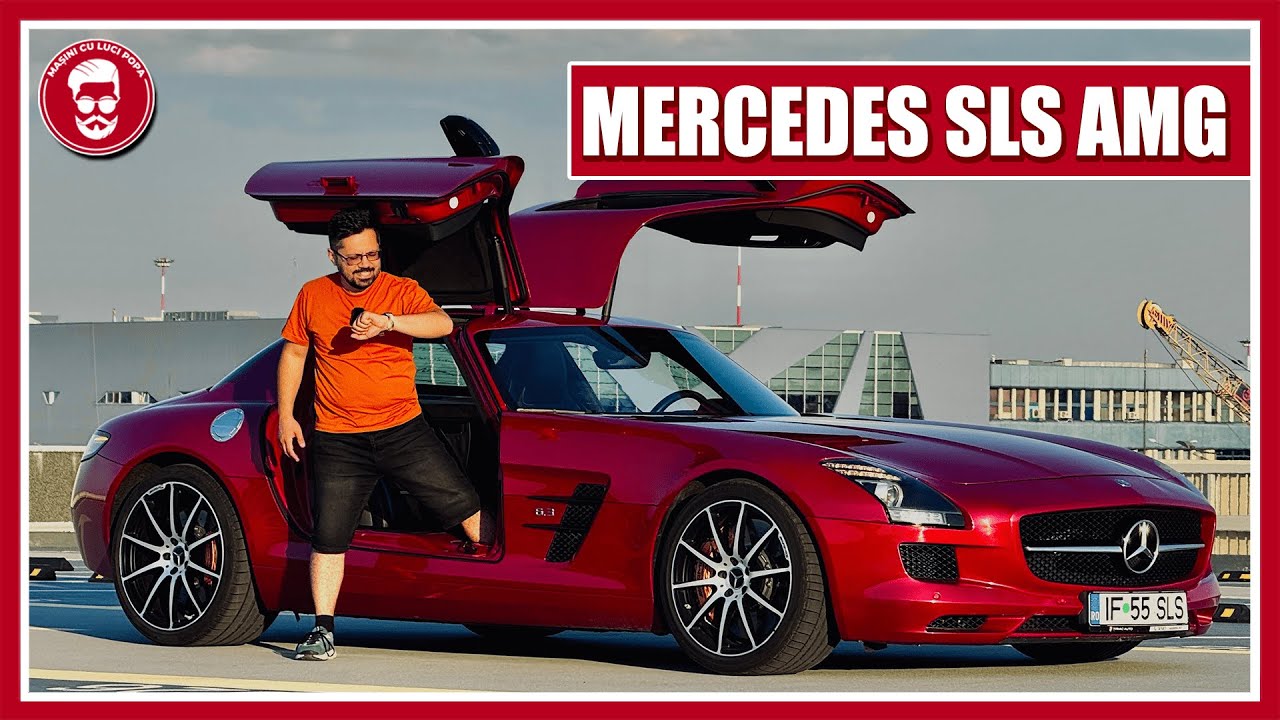 2L ARE STICLA DE SUC! ULTIMUL MERCEDES ADEVĂRAT, SLS AMG 6.2 V8 571 CP & UȘI GULLWING, PESTE LAMBO?
