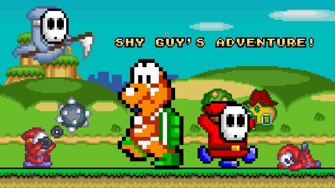 Shy Guy's Adventure • Super Mario World ROM Hack (Longplay/Playthrough)