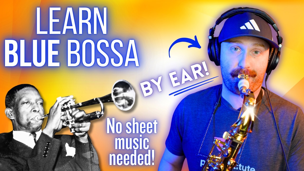I Teach you BLUE BOSSA | EASY Jazz Transcription! | ALL INSTRUMENTS