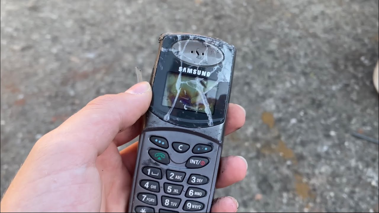 Samsung phone destruction