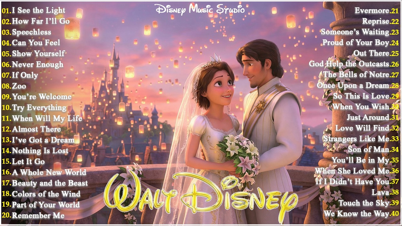 【 1 𝑯𝑶𝑼𝑹 】Disney Soundtrack Lyrics 🎀Collection Of The Best Disney Songs Of January  2026 🌻Rapunzel