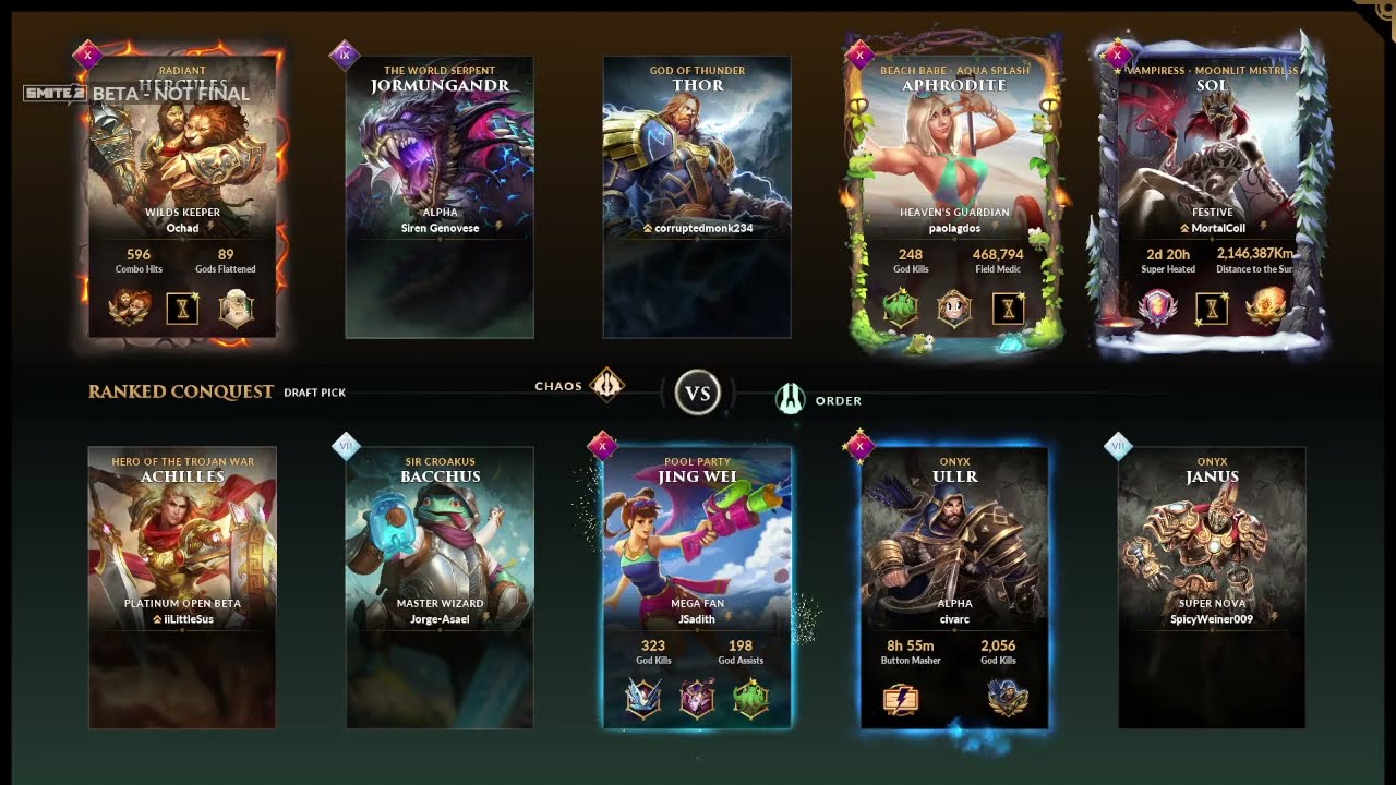 Hercules Support - Smite 2 Ranked Conquest