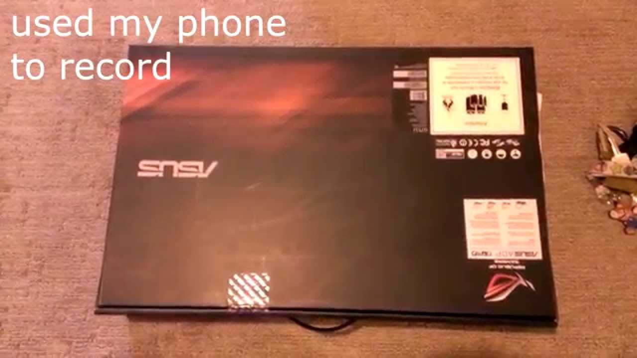 unboxing video asus g751j
