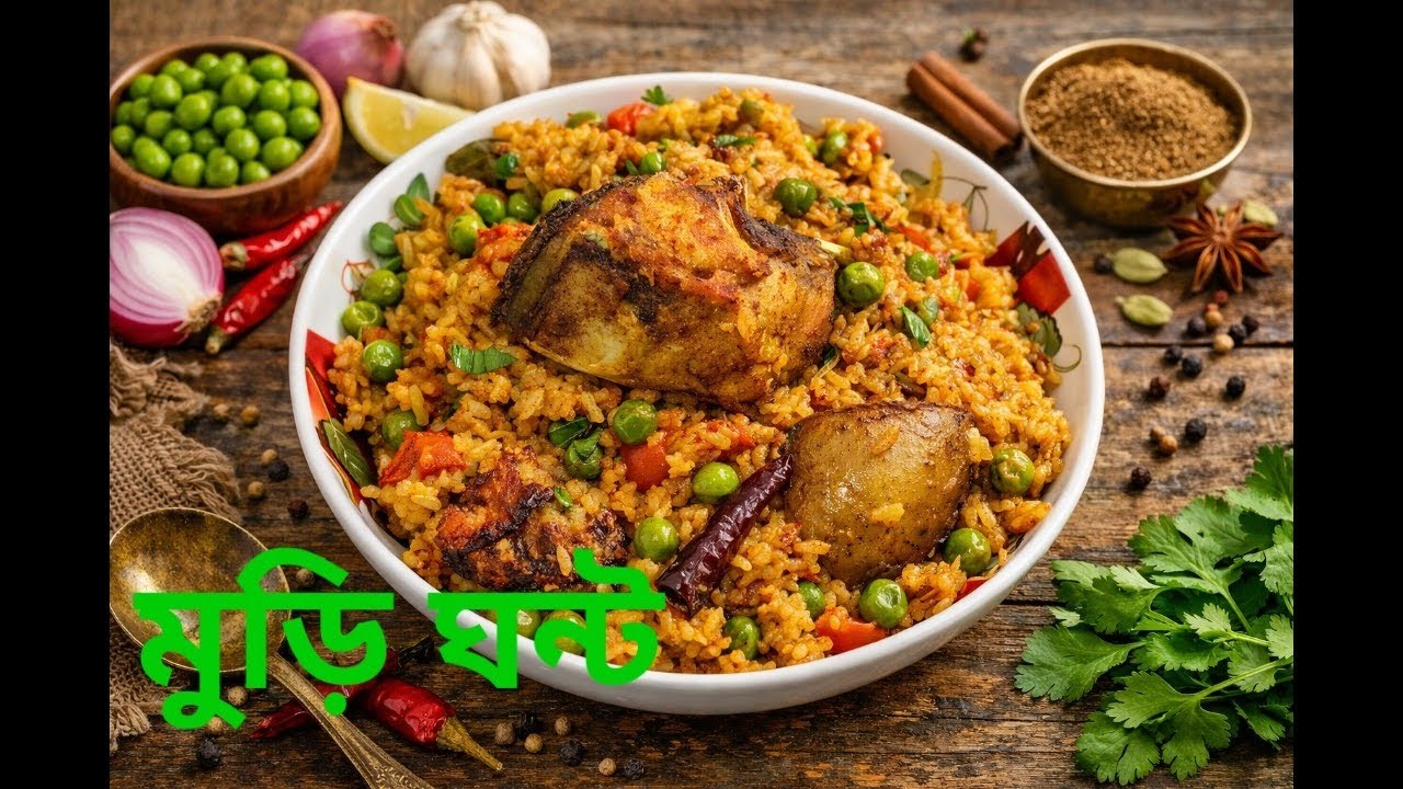 এই মুড়ি ঘন্ট বিরিয়ানির স্বাদকেও হার মানাবে।Muri Ghonto Recipe ।@shreerrannaghar ।