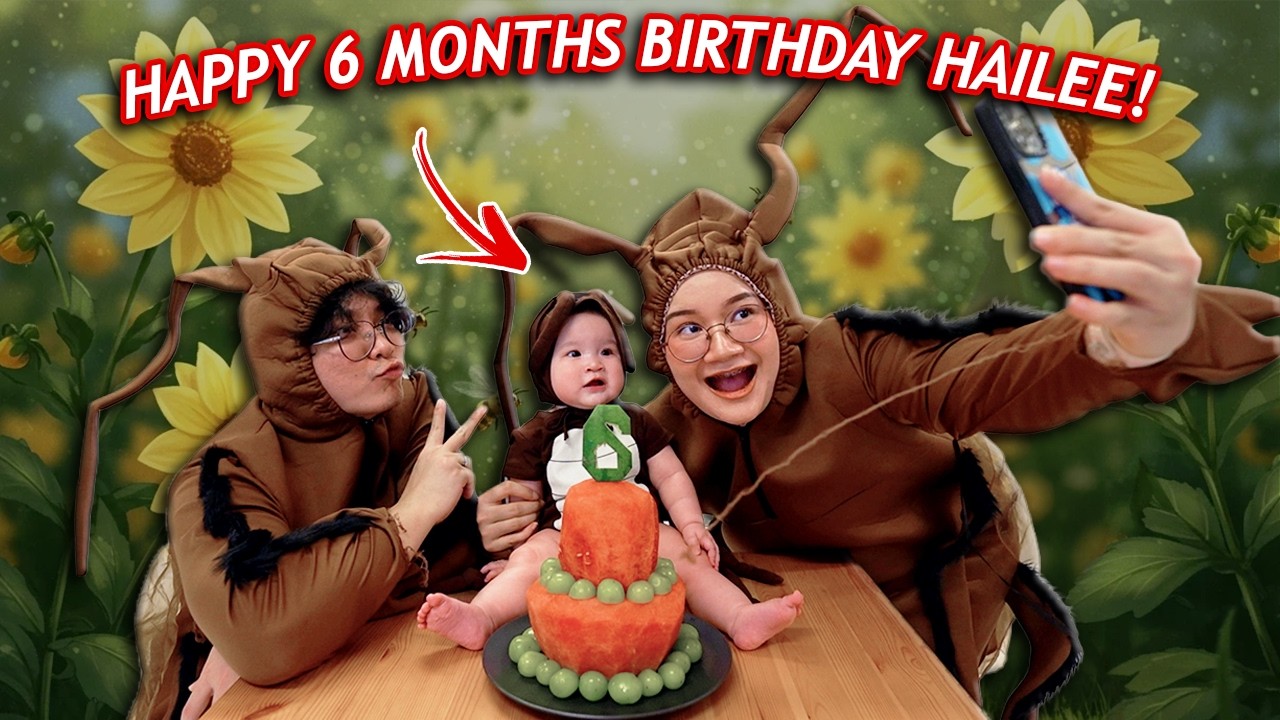 Sambut birthday Hailee sempena 6 bulan! Tema LIPAS🪳 | Hidup Shazz #343