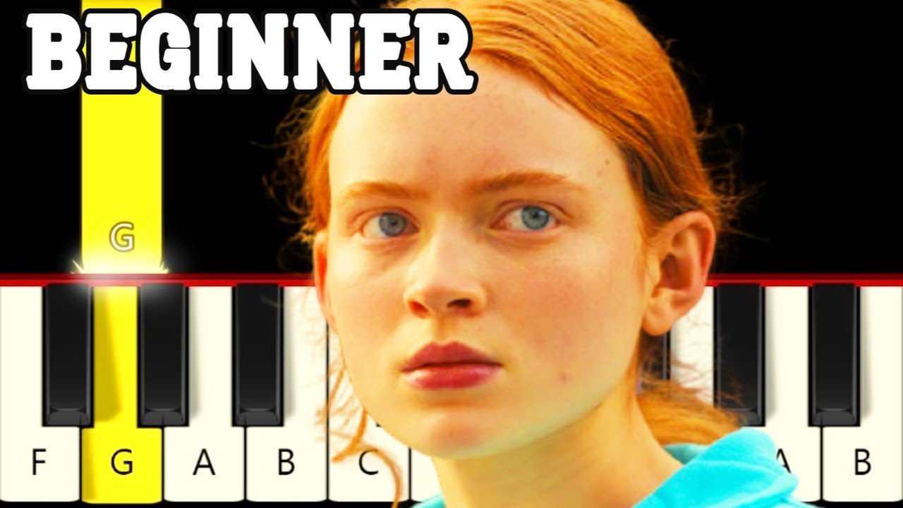Running Up That Hill (Kate Bush) Stranger Things - Easy and Slow Piano tutorial - Beginner