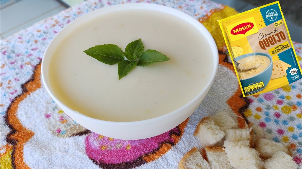 Como fazer CREME DE QUEIJO Maggi - Minha versão especial.
