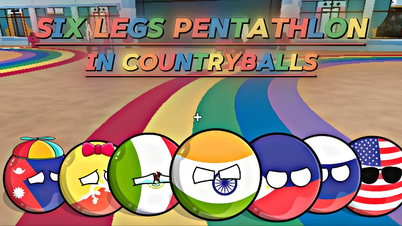 Countryballs в игре Squid | Эпизод 3 | Шестиногий пятиборец 🌈