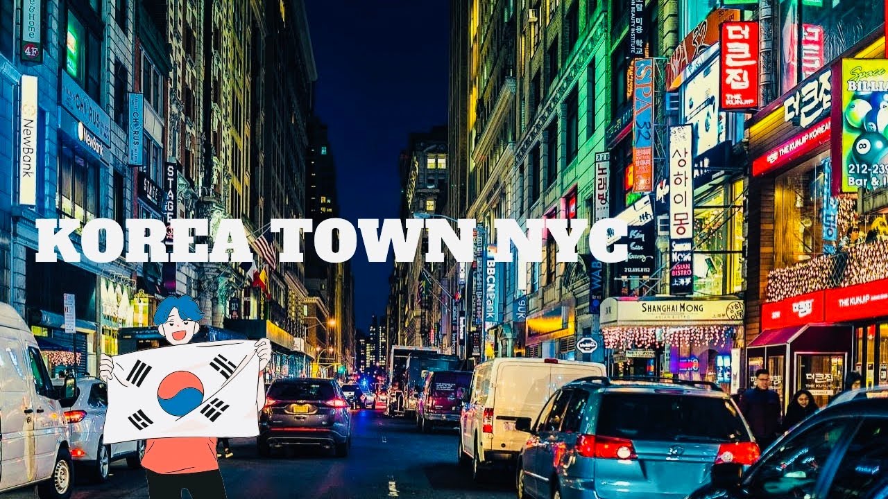 NYC Vlog : New York Walking Tour Of Koreatown (K-Town), Korea Way And Herald Square Summer 2022.