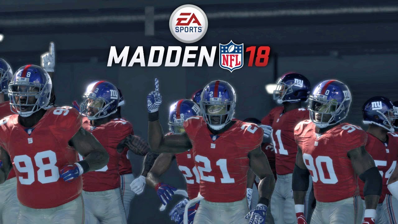 Madden 18 Giants vs Rams: геймплей, полный первый тайм