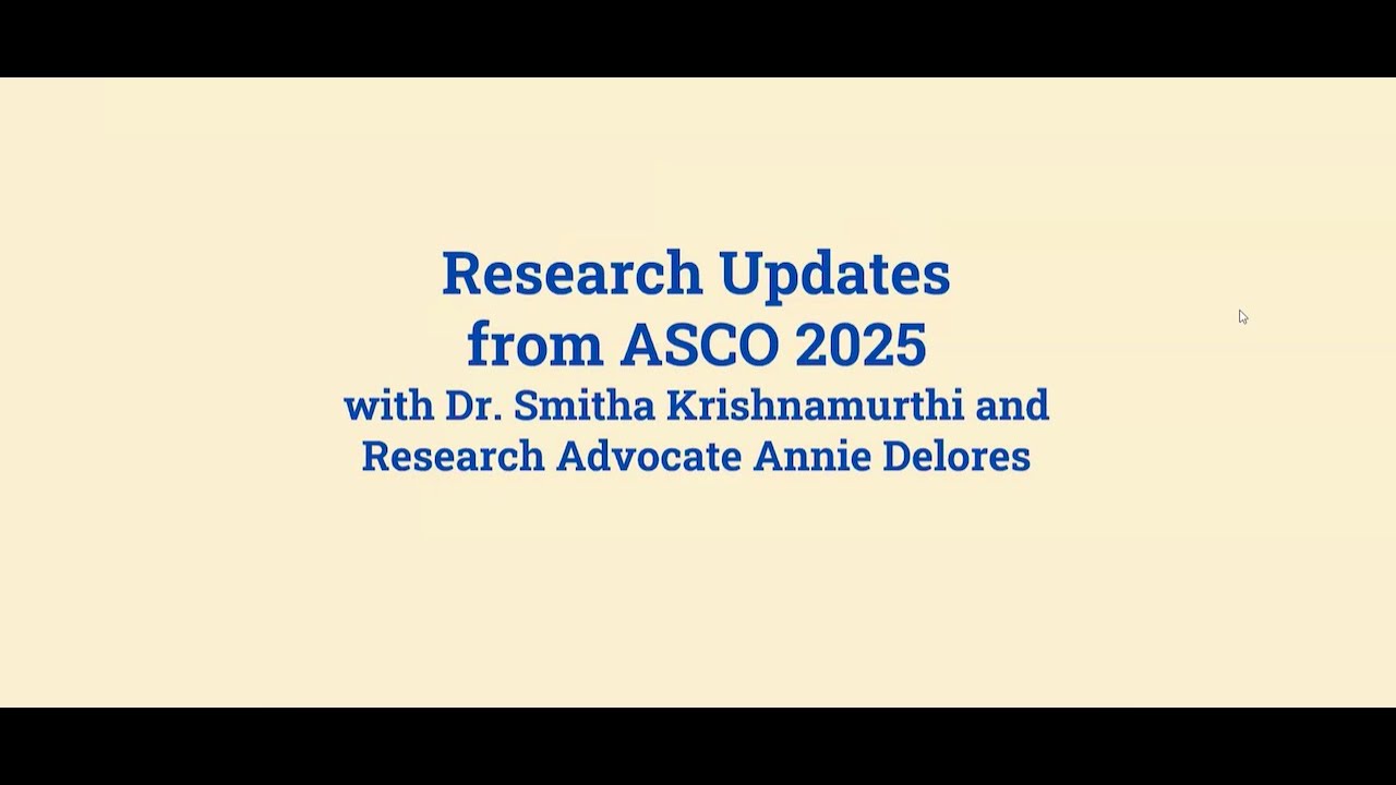 Research updates from ASCO 2025