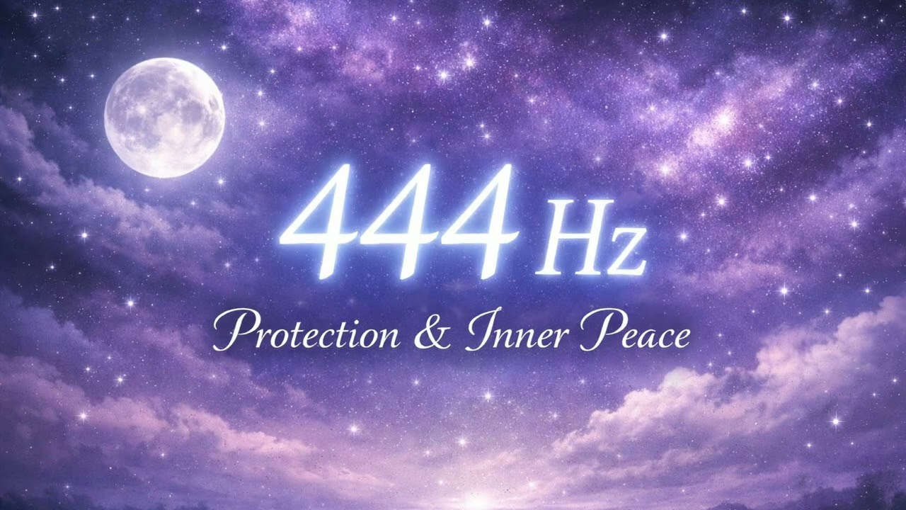 444Hz Protection & Inner Peace | Feel Safe, Grounded & Calm | Healing Night Frequency